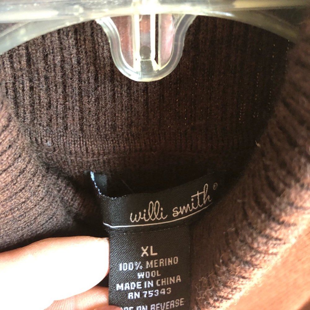 Willi Smith Turtleneck Sleeveless Sweater